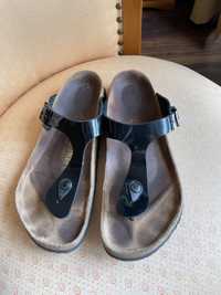 Birkenstock Gizeh negru lac 40