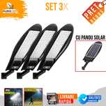 Pachet 2+1 gratis! lampa solara 1200W LED senzor de miscare