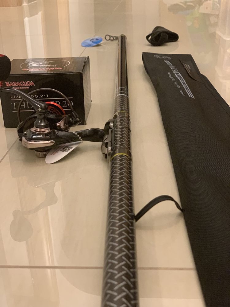 Combo Bolognesa Baracuda Intesa 6 m + Mulineta Baracuda Thunder 20