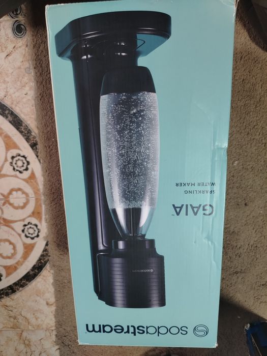 Aparat sifon Gaia, Black - SodaStream.,impecabil fara butelie CO2