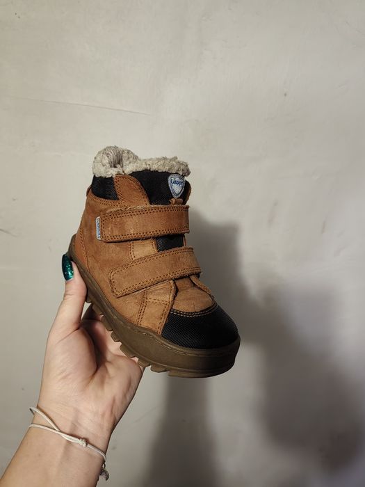 Детски зимни обувки естествена кожа