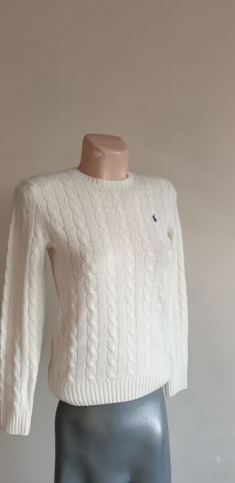 POLO Ralph Lauren Cable Wool / Knit  S  НОВО! ОРИГИНАЛ! Дамски Пуловер