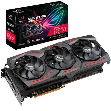 Продам видеокарту rx 5700 xt asus rog strix