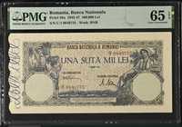Bancnota 100000 lei 1945 Gradata 65 EPQ