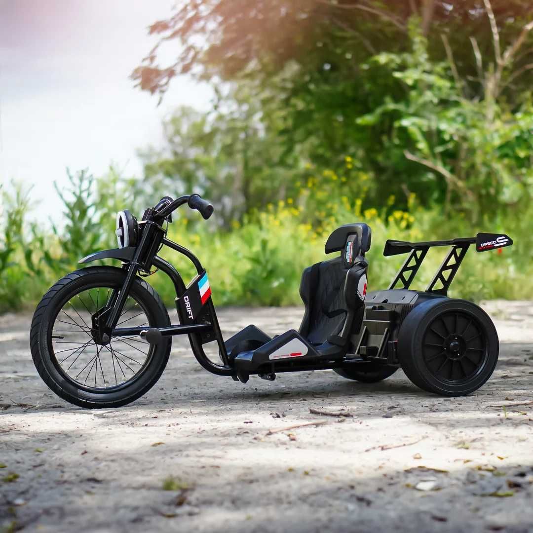 NOU Motocicleta electrica pt copii 5-12 ani,Drift-Trike, 500W,24V 10Ah