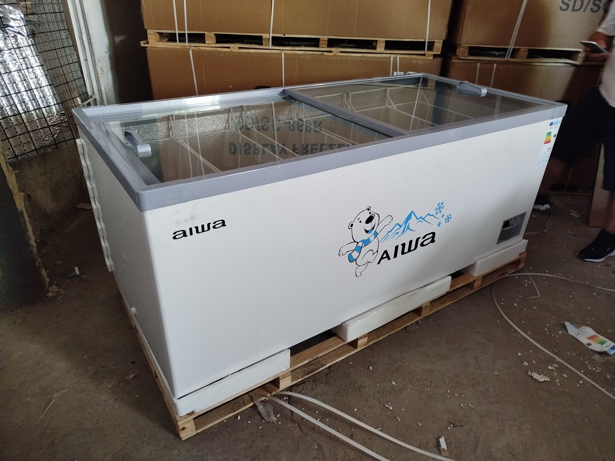 Морозильник Aiwa SC/SD-868R 2метр Toshiba компрессор