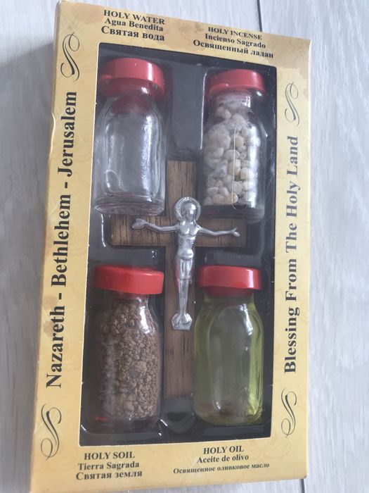 Set 4 elemente sfinte de la Biserica Sfantul Mormant din Ierusalim