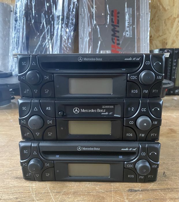 CD/caset player auto Mercedes Alpine-Becker