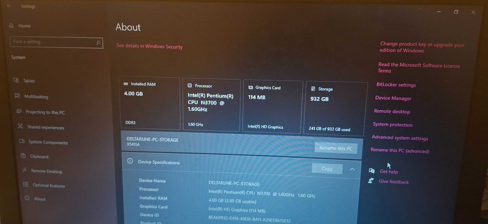 Laptop asus vivobook max