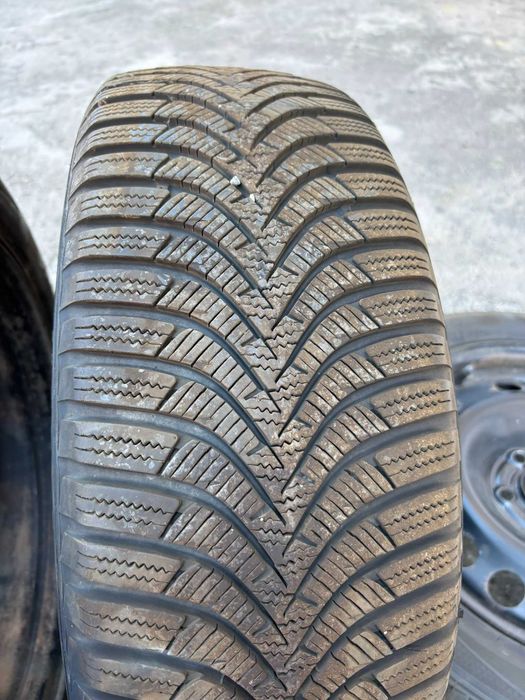 Set jante/roti tabla 5x112 R16 cu 3 anvelope iarna, Mercedes,VAG