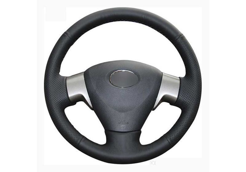 Кожен калъф за волан шиещ, Renault Megane, Kangoo, Scenic, 2009-2015г.