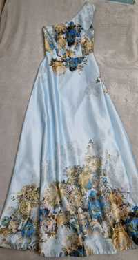 Rochie de seara lunga albastra