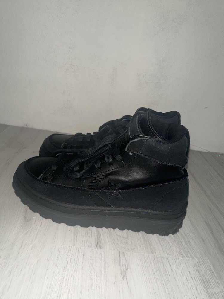Converse кожени боти от естествена кожа и велур