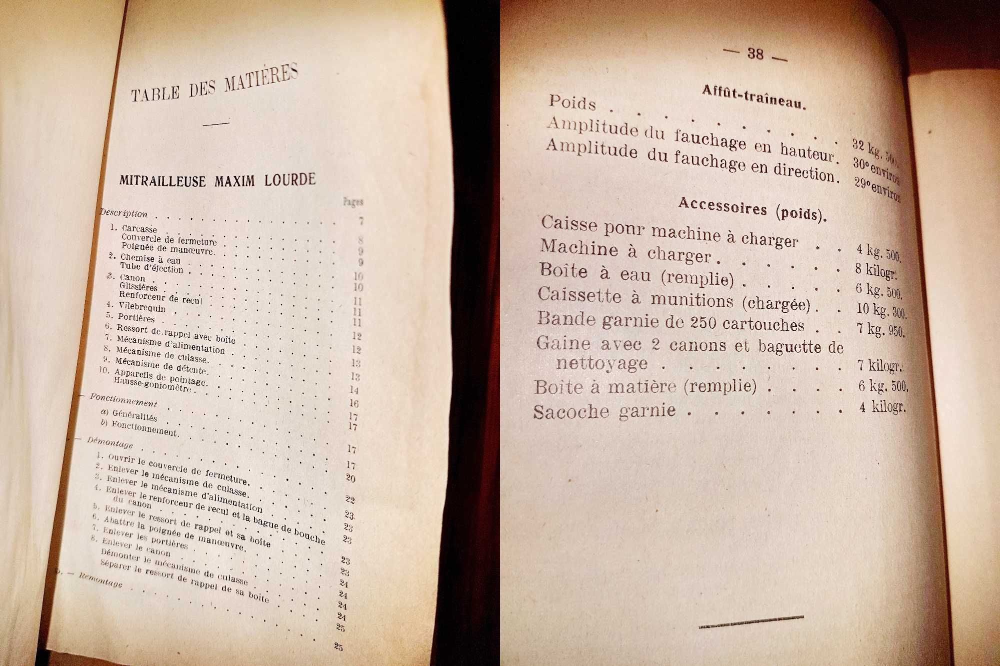 C83-Mitraliera MAXIM Lourde Manual de Instructiuni 1930.