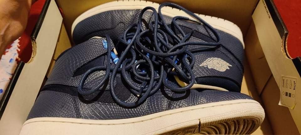 Jordan 1 High- Nouveau Navy Snake 2015