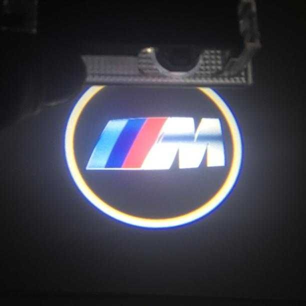 Set Lampi Led Logo Usi Fiat VW MIni Porsche Renault Opel Subaru Jaguar