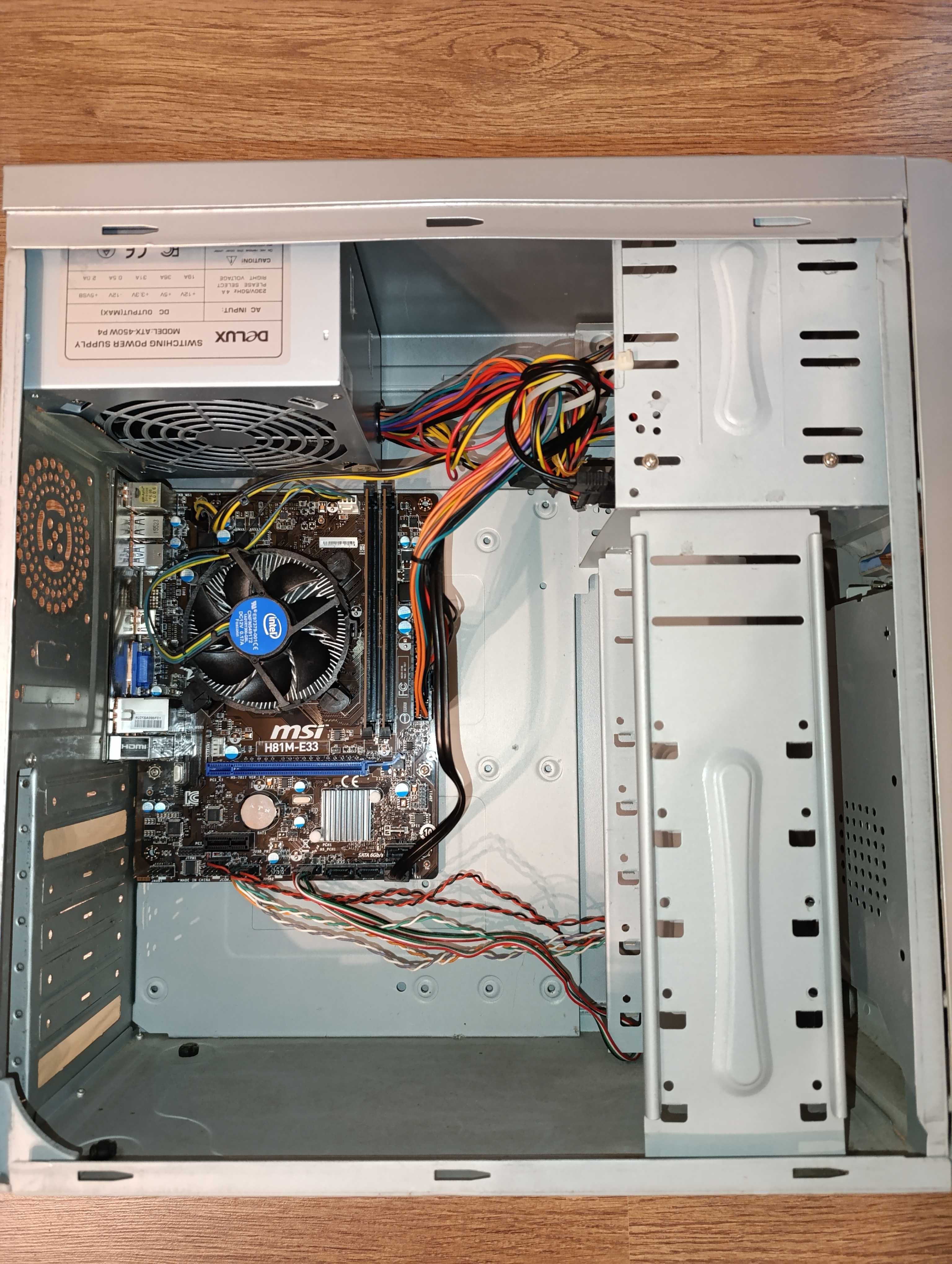 Настолен компютър, G1840, H81M-E33, 4GB RAM