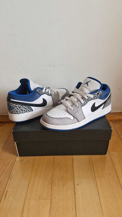 Air Jordan 1 Low SE True Blue (GS), mărimea 39