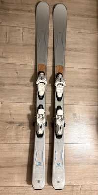 Set skiuri Salomon Constalation 154 cu legături si bete