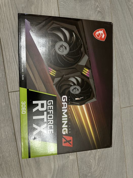 Продам видеокарту MSI GeForce RTX 3060 GAMING X 12GB