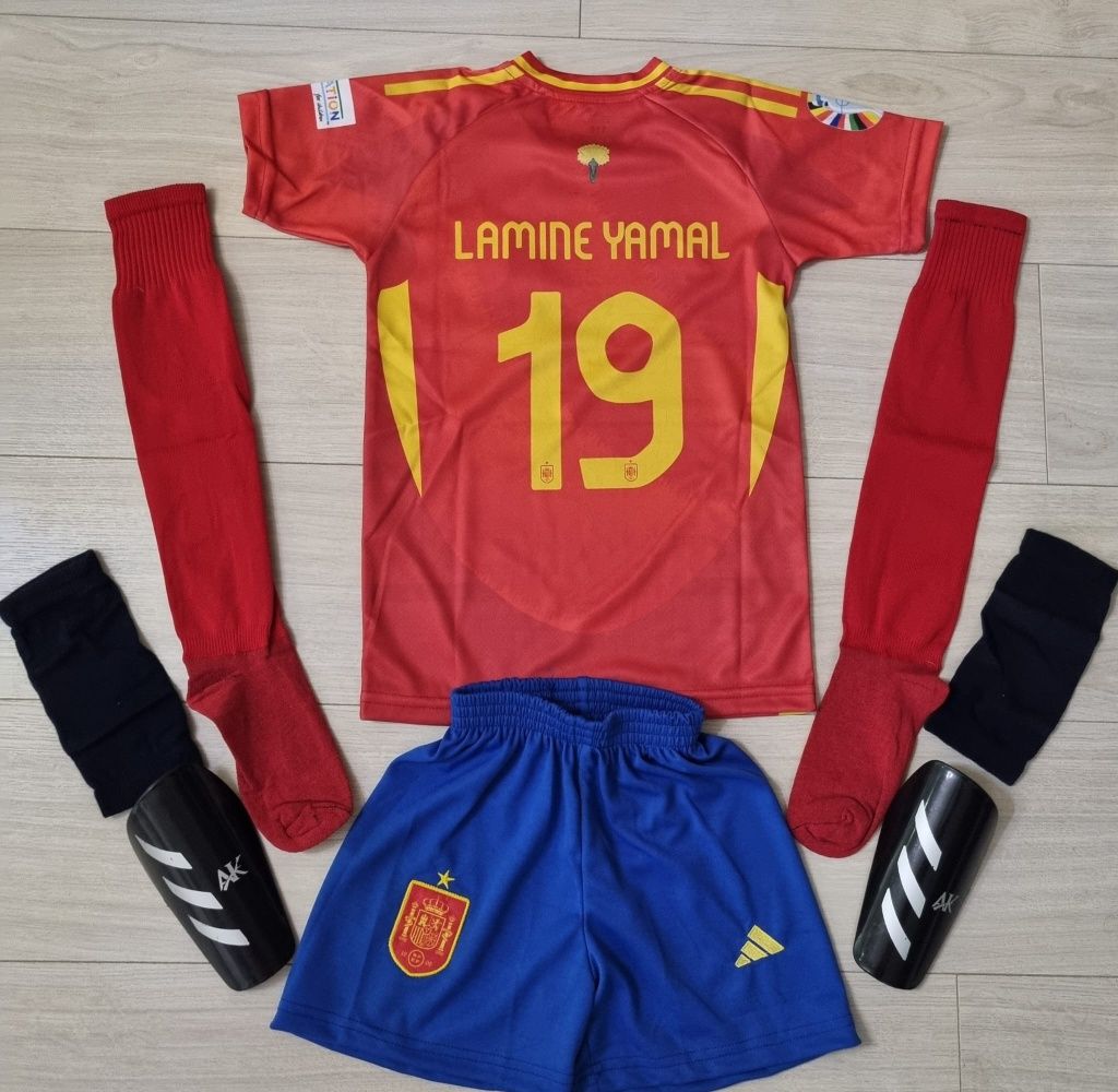 Echipamente fotbal copii L.Yamal,Barcelona și Spania
