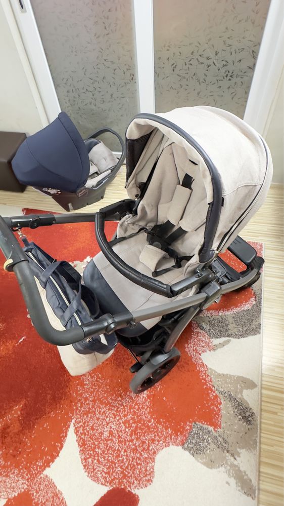 Carucior  copii 3 in 1 Peg Perego book  + CADOU sistem port bebe