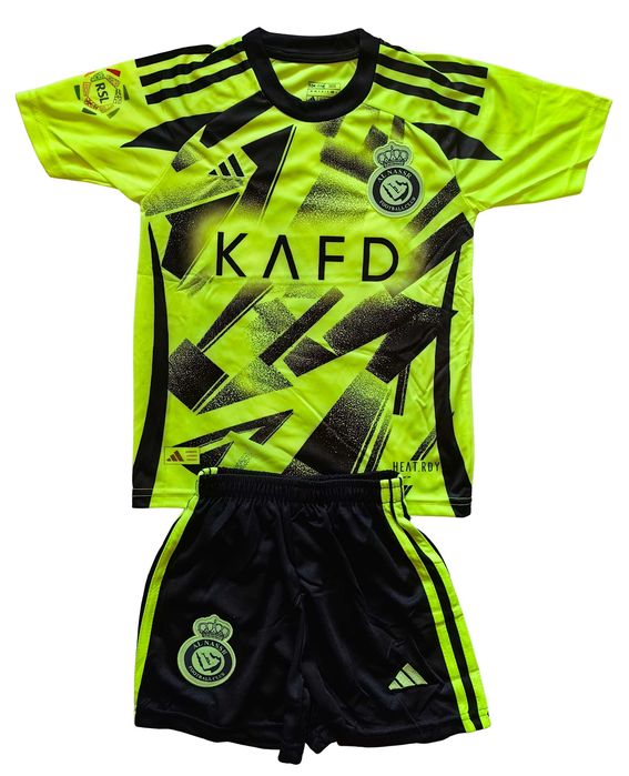 Роналдо 176 р-р Детски футболен екип Ал Насър Ronaldo комплект тениска