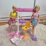 Set barbie cu pat etajat