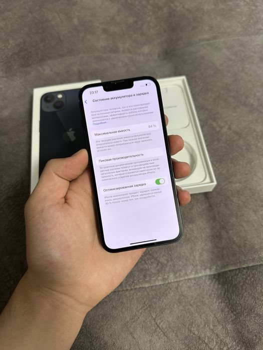 iPhone 13 128гб АКБ 84% в отличном состоянии