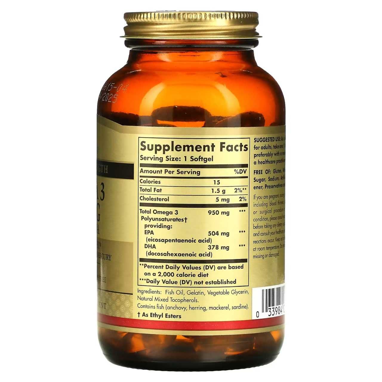 Солгар рыбий жир 950мг. Solgar omega-3 950 mg, Солгар омега-3 950 мг.