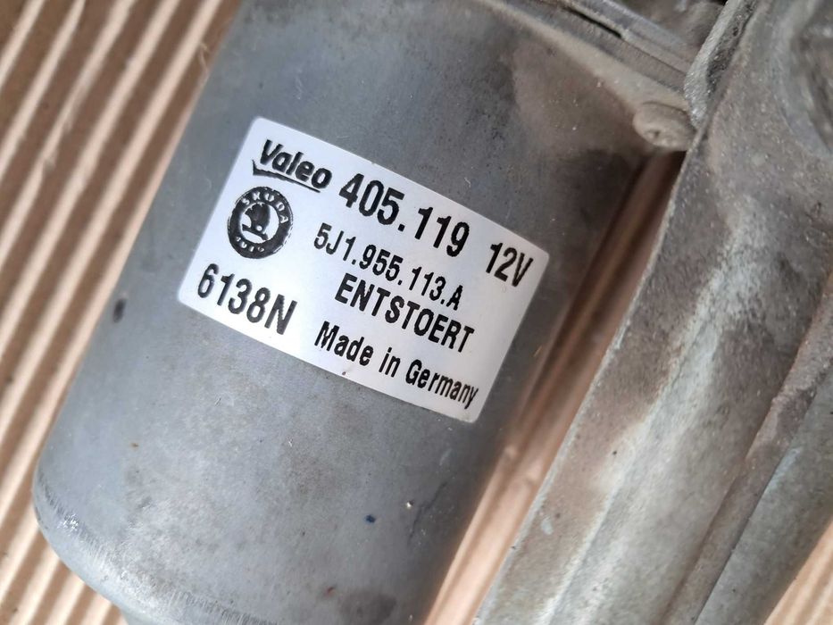 Skoda Fabia 2, motoras stergatoare parbriz cu mecanism