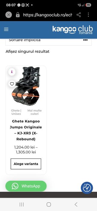 Ghete originale Kangoo Jumps XR3-Rebound marime 36-38
