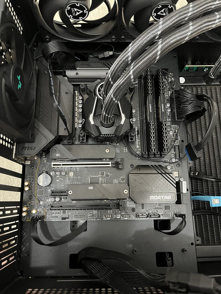 Продаю материнскую плату с ddr4 32gb