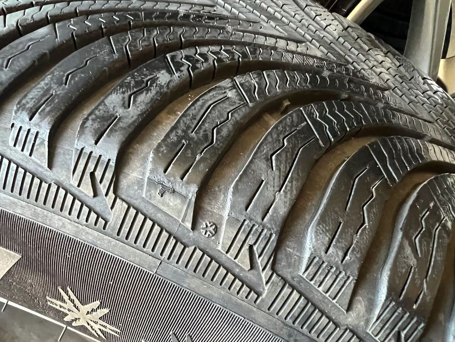 Jante Roti Orginale BMW cu anvelope iarna BMW G30 G31 anvelope MIchelin 225-55-17 senzori presiune BMW seria5
