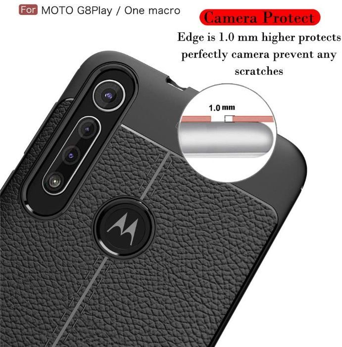 Husa Antisoc model PIELE pt. Motorola Moto Z3 Play