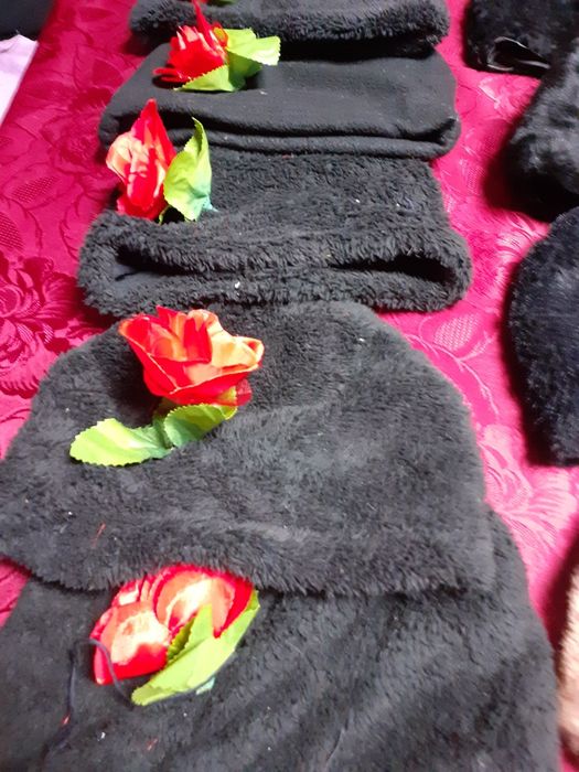 Калпаци Астраган и еко  плат  .Паяс. автентичен