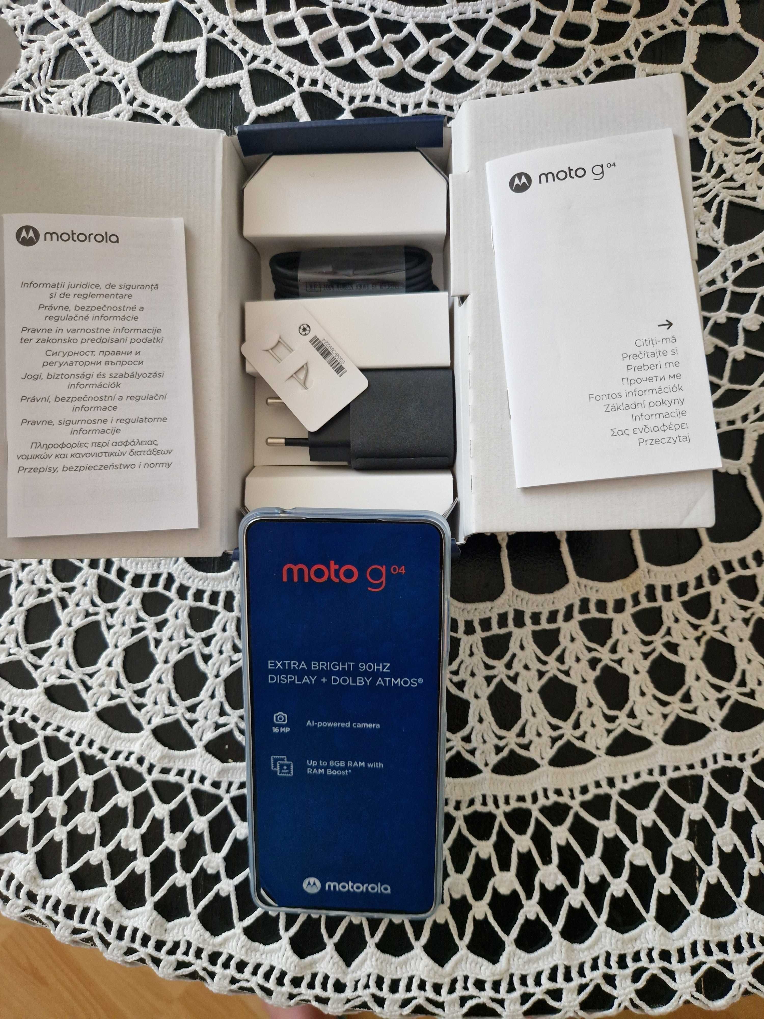 Чисто нов телефон Motorola g 04.