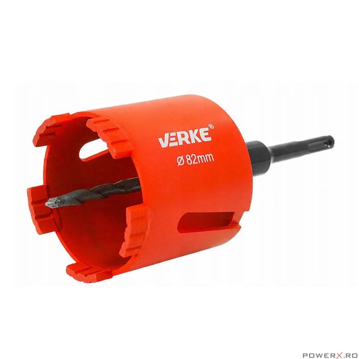 Carotă diamantata pentru beton, 82 mm, SDS+, M16, 5 segmente, Verke