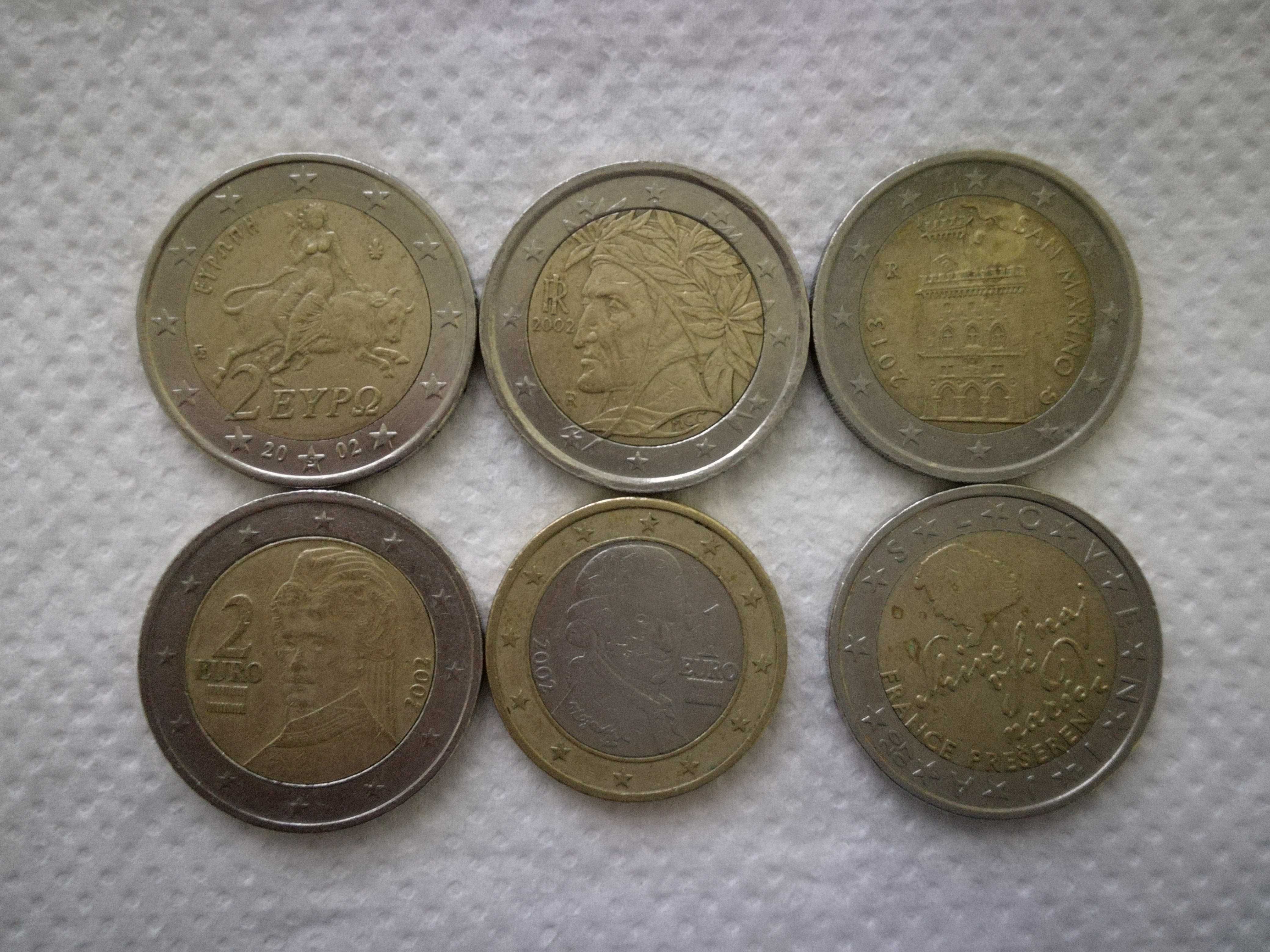 Vand monede 2 euro rare de colectie