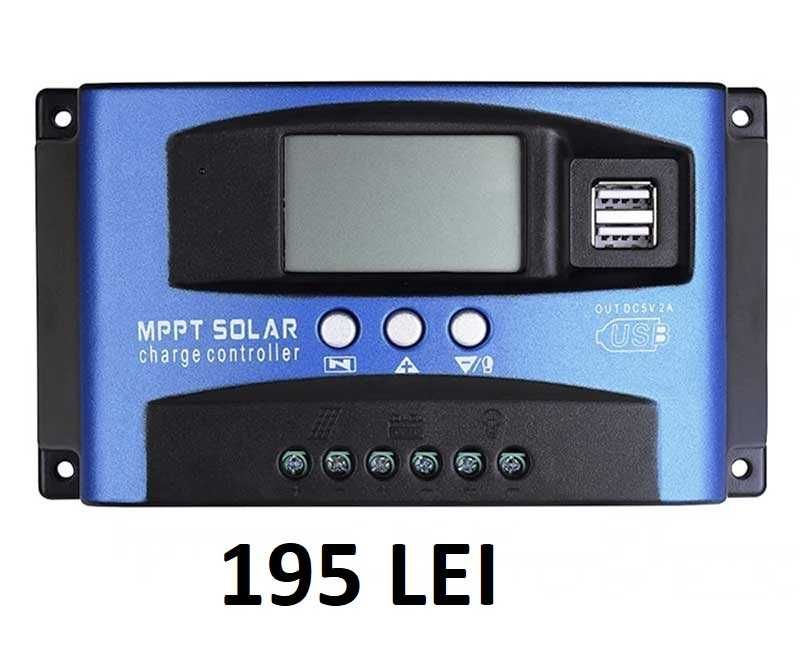 Panou solar / Controler panou solar /  Acumulator Litiu LiFePo4