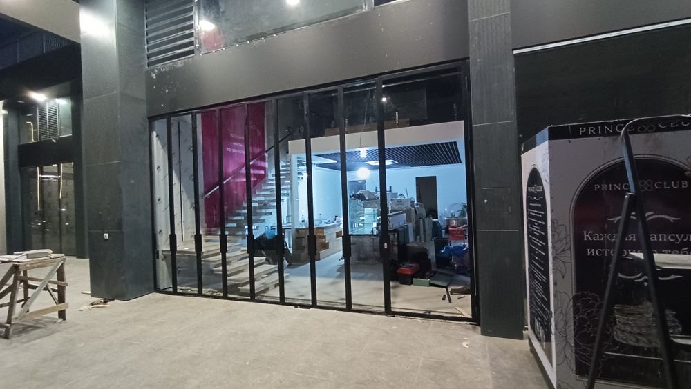 Раздвижные двери/раздвижные перегородки/Стекляный двери/ лофт ...