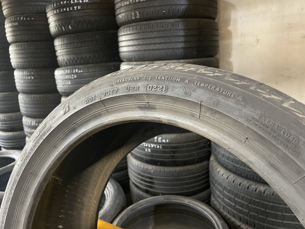 2бр. Bridgestone Turanza T005 225/40/18, 6.5мм, ДОТ 2021