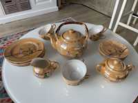 Set de ceai/cafea din portelan subtire