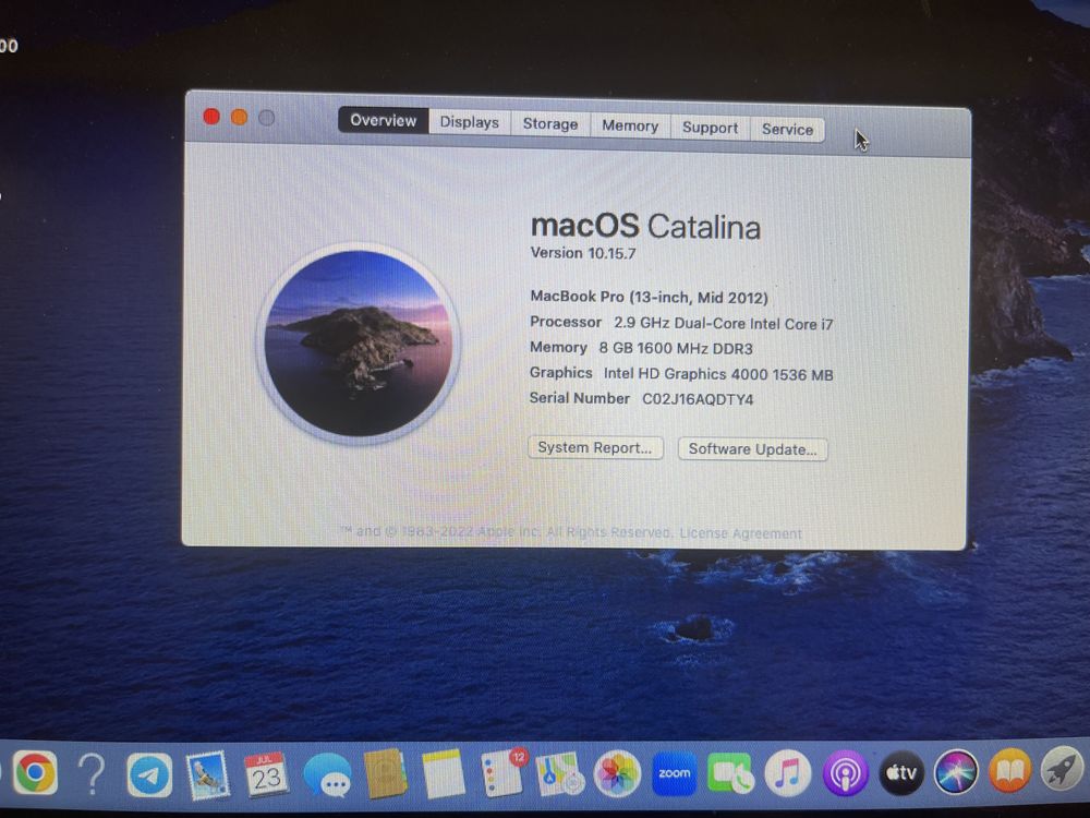 MacBook Pro 13-inch, Mid 2012