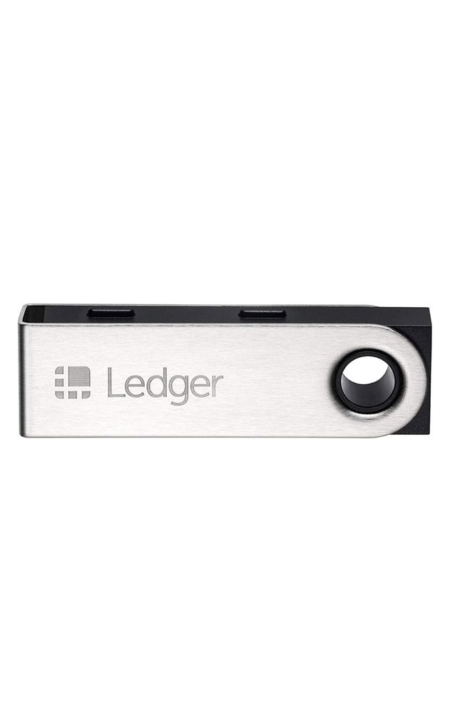 Аппаратный кошелек Ledger Nano S черный криптокошелек