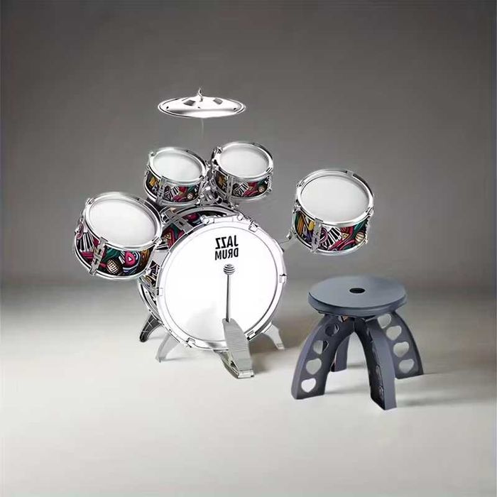 Комплект Джаз Барабани за Начинаещи с Чинели