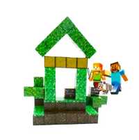 Lego magnetic " Lumea virtuala Minecraft "