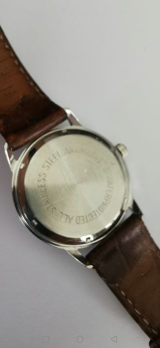 Ceas Aristocrat - Int.Manuala-Otel-34 mm-Funcționează Excelent!