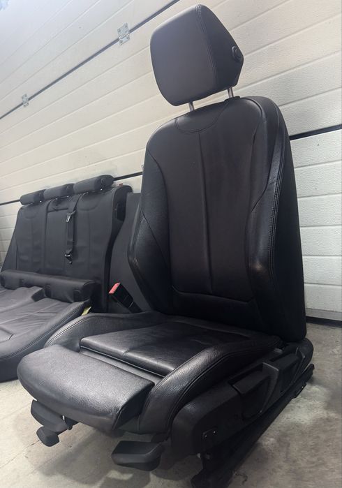 Перфектен рекаро салон черна кожа за BMW F31
