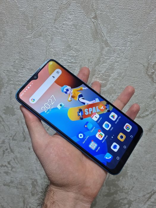 Продаю Tecno Spark 9, память 4+3/64, версия андроида 12, 5.000mahh